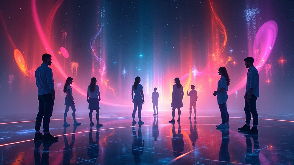 Marketer reviewing campaign visuals on a sleek dashboard